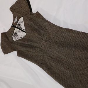 H&M Brown Tweed Dress